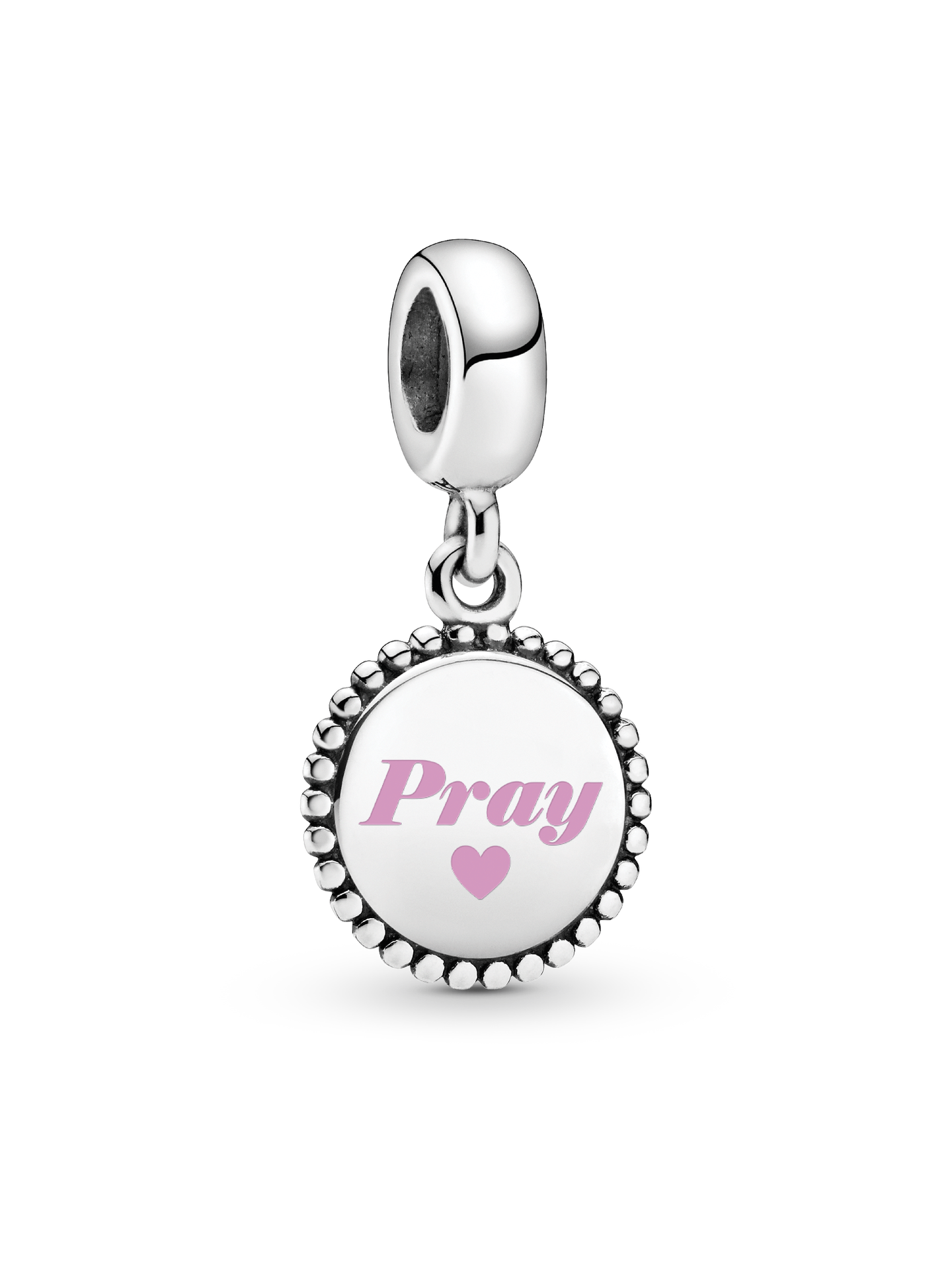 Женский шарм Pandora Pray Dangle Charm, цвет: Серебро — фото 1