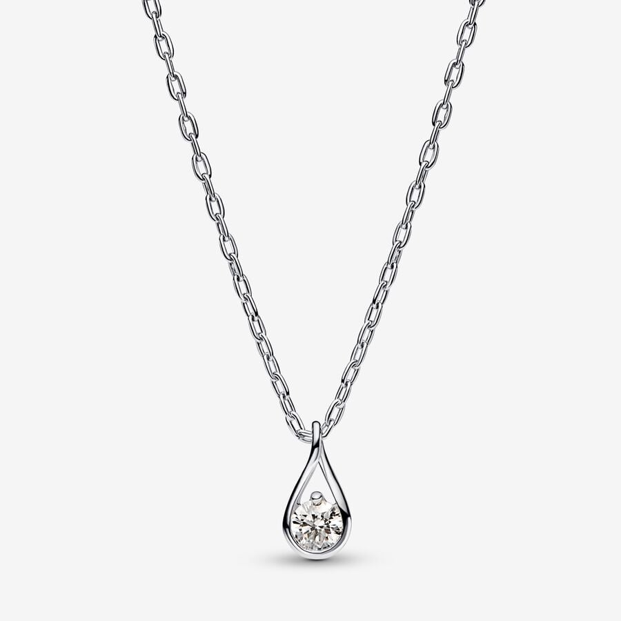 Pandora Infinite Lab-grown Diamond Pendant & Necklace 0.15 ct tw Sterling Silver image number 0