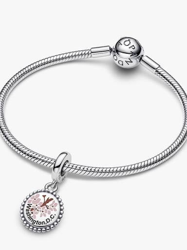 Washington D.C. Cherry Blossom Dangle Charm