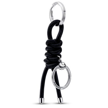 FINAL SALE - Pandora Moments Leather-free Fabric Charm Key Ring