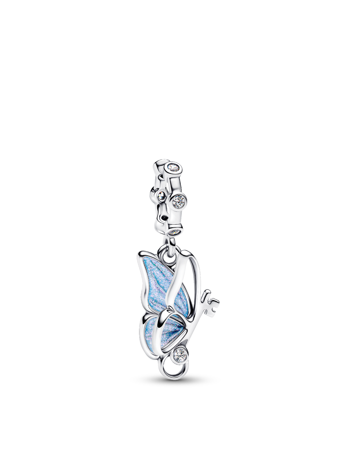 Женский шарм Pandora Winged Dangle Charm, цвет: Серебро — фото 1