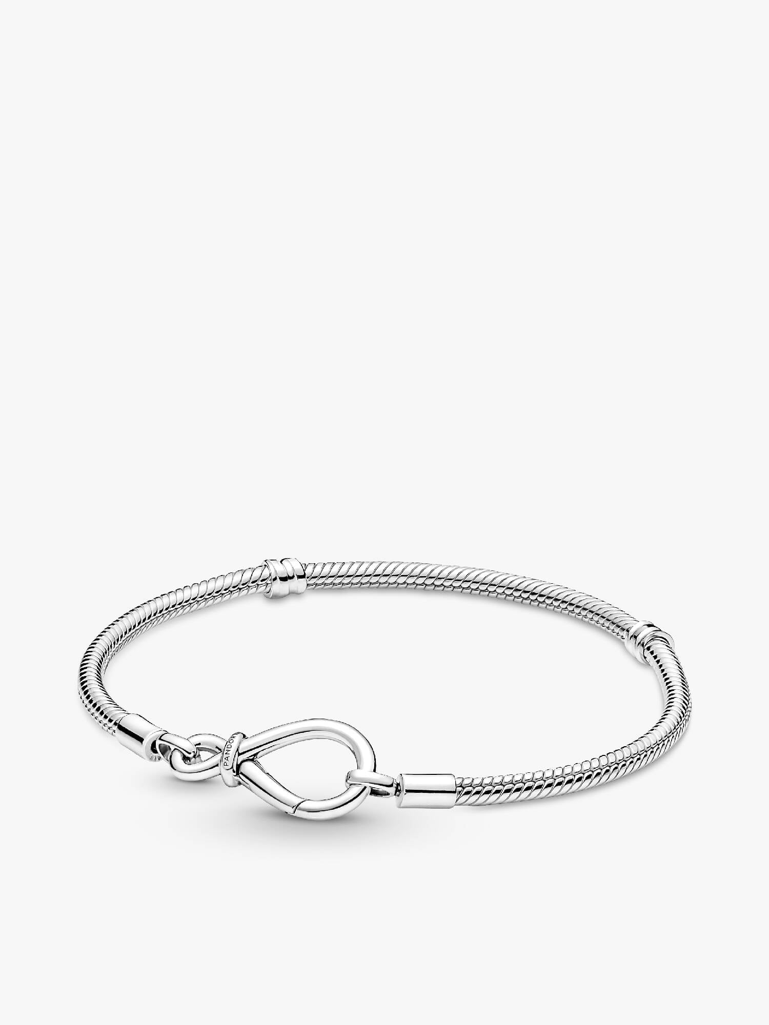 Pandora Moments Infinity Knot Snake Chain Bracelet