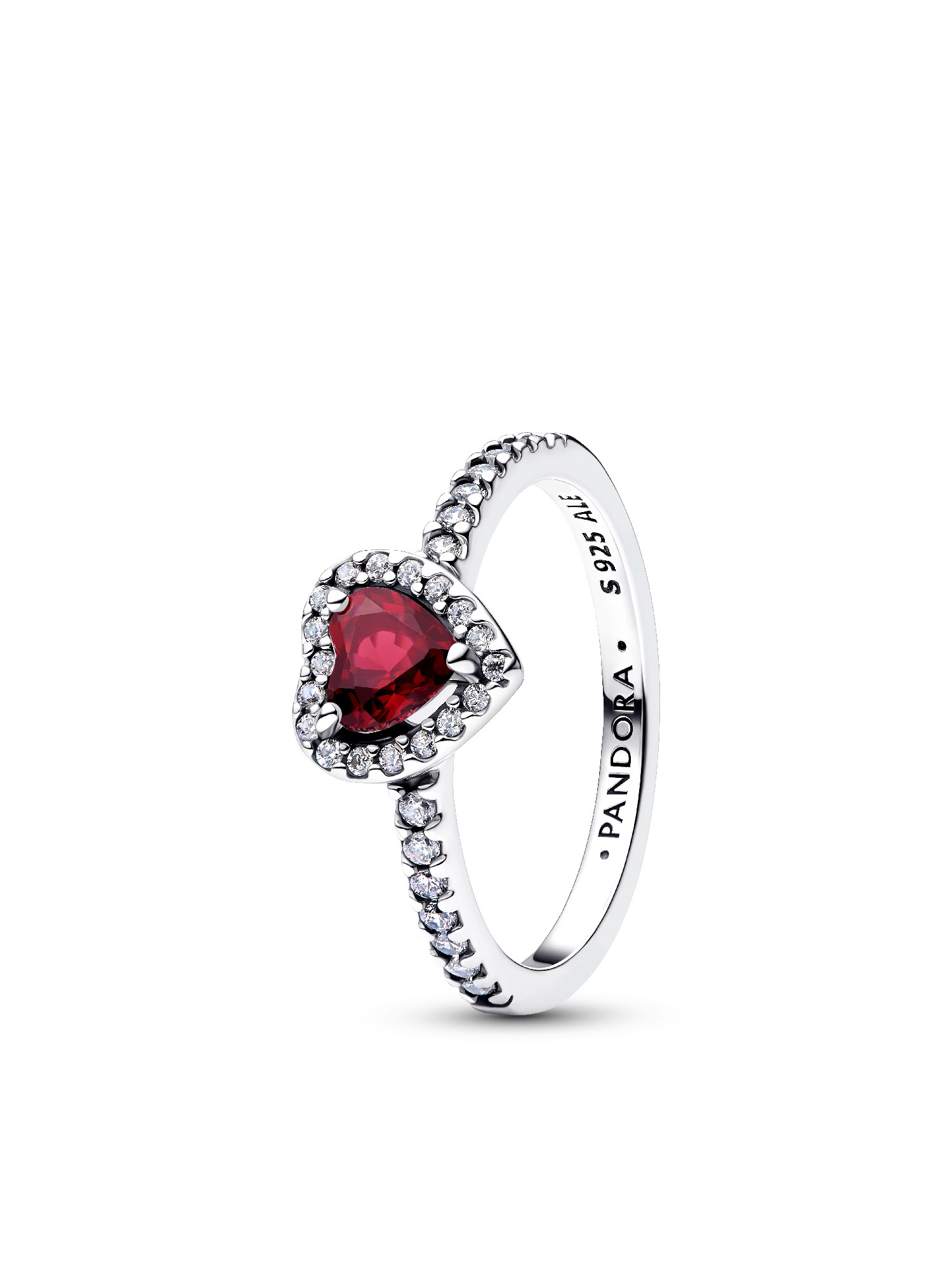 Jewel Tones Elevated Hearts Ring Trio