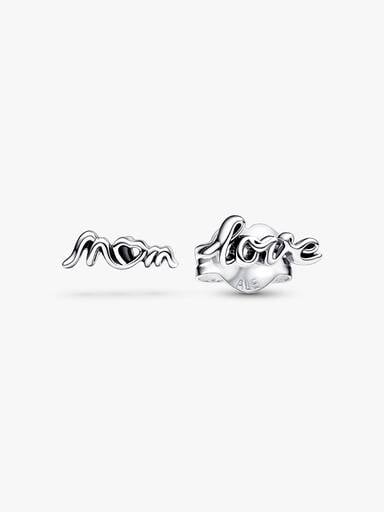 FINAL SALE - Love Mom Stud Earrings