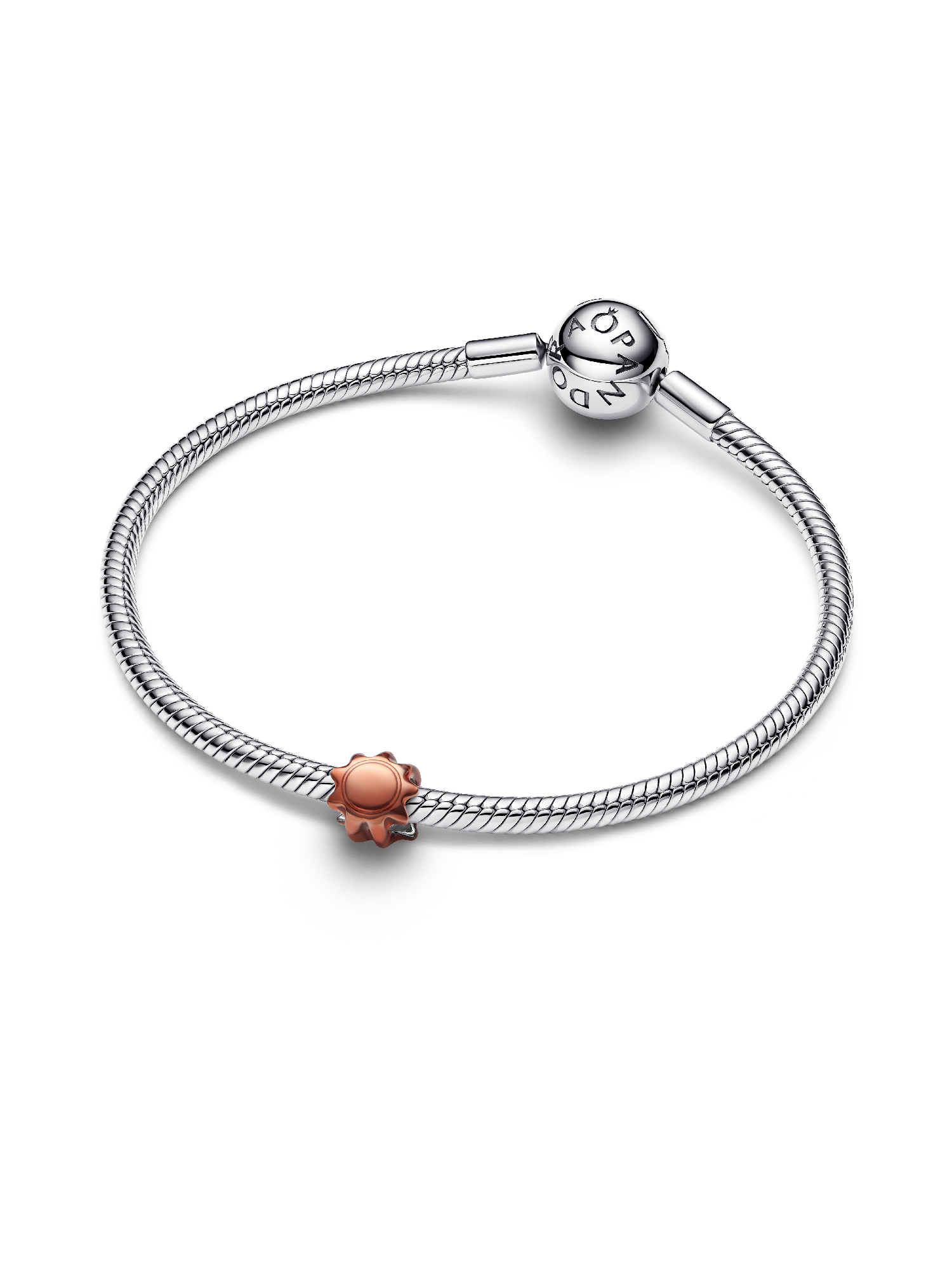 Orange Sun Mini Charm
