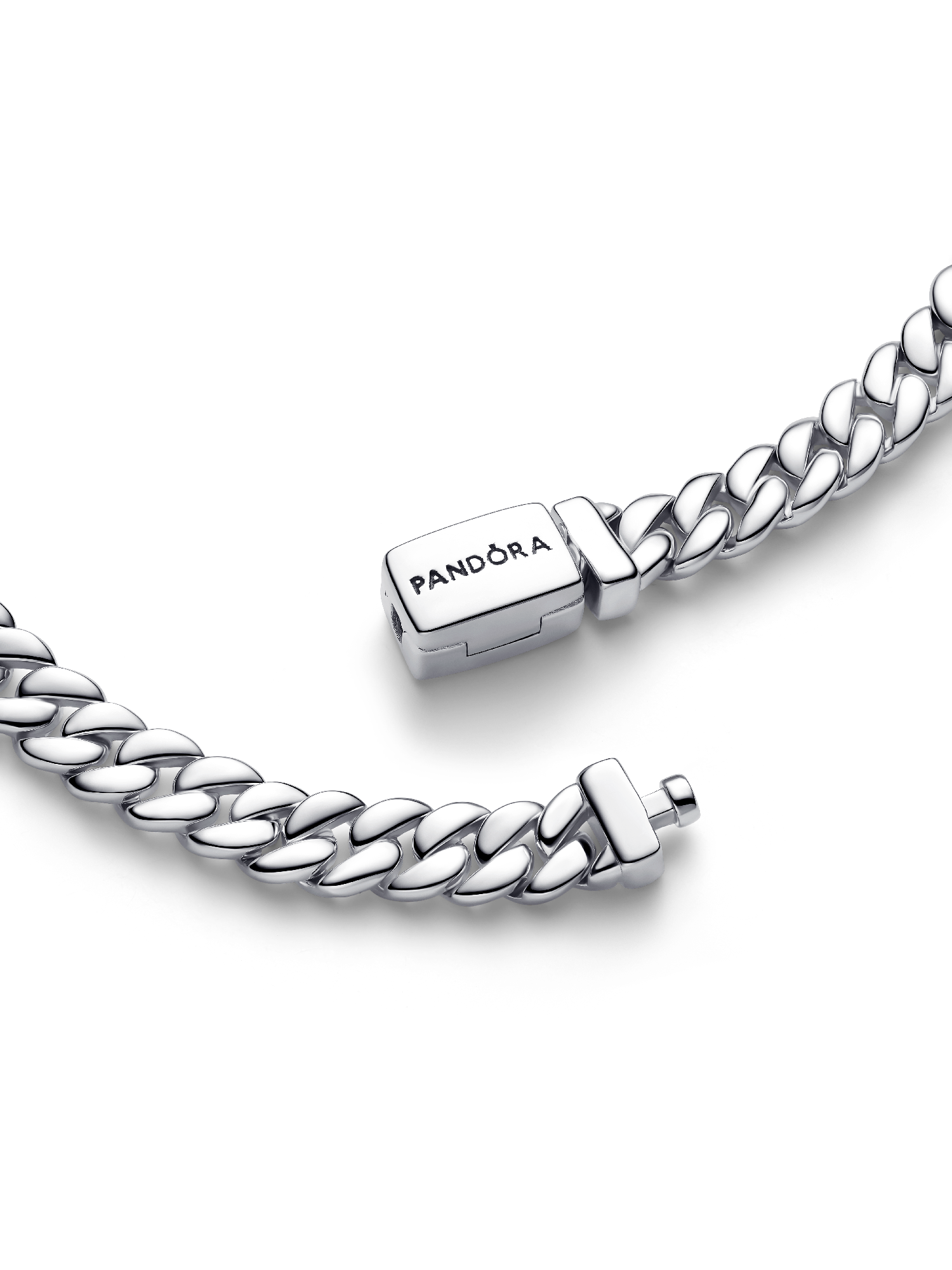 Cuban Chain Bracelet | Sterling silver | Pandora US