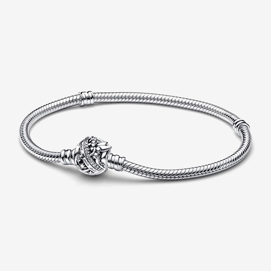 tarief Refrein Waardeloos Disney Tinker Bell Clasp Moments Snake Chain Bracelet | Sterling silver |  Pandora US