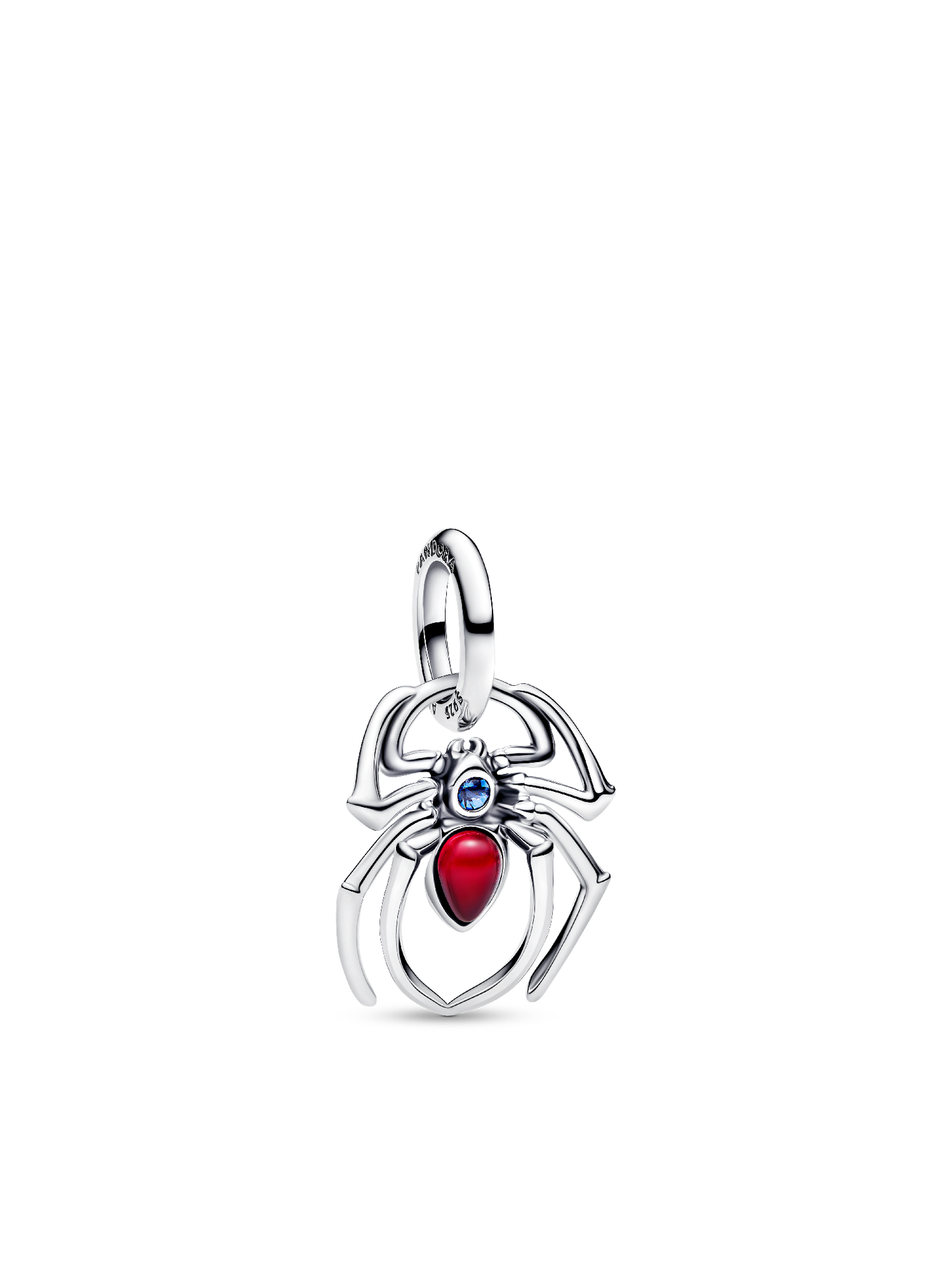 Женский шарм Pandora Marvel Spiderman Dangle Charm, цвет: Серебро — фото 1