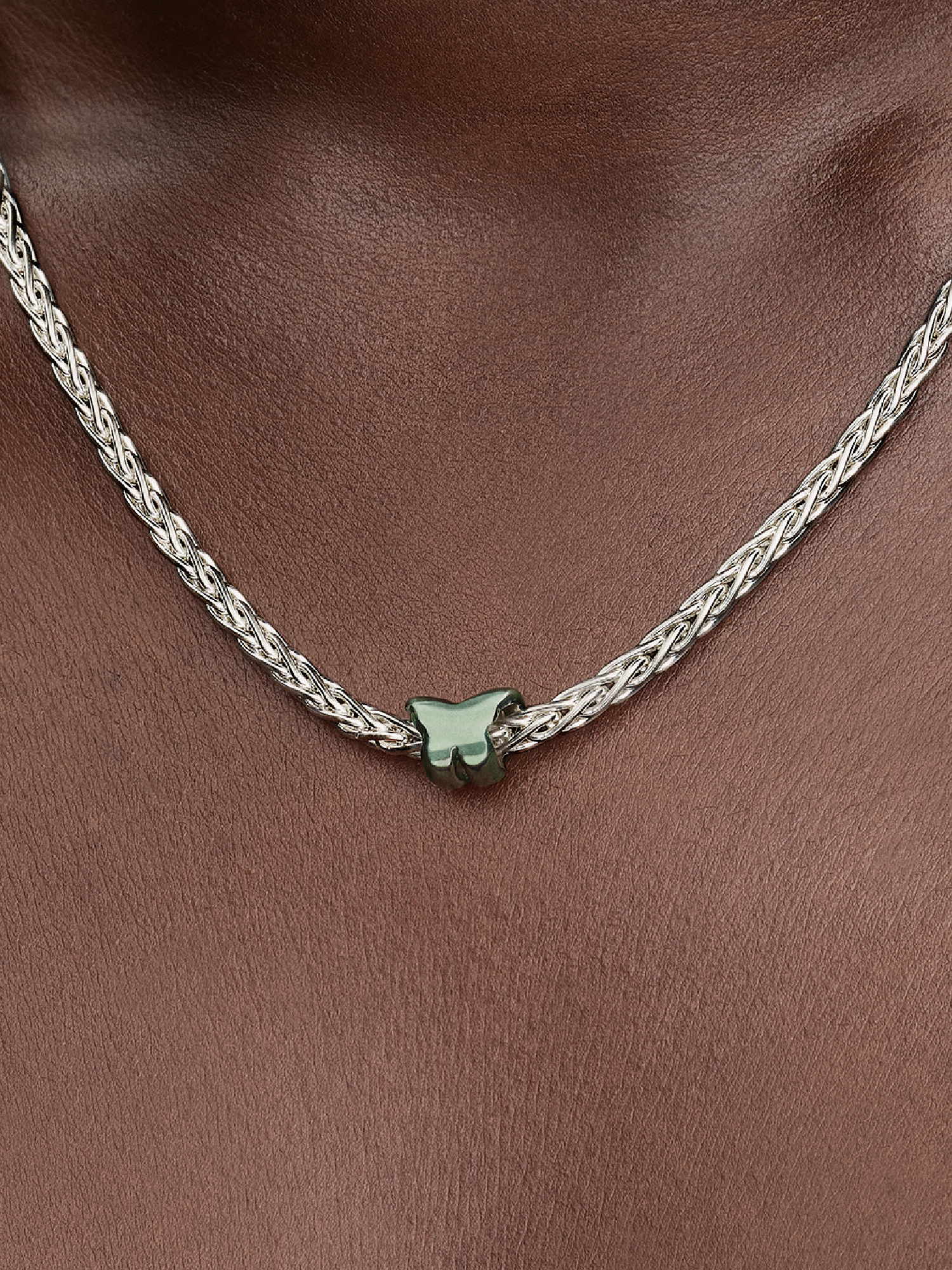 Green Butterfly Mini Charm