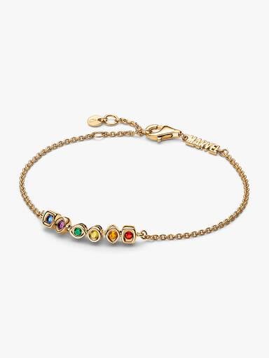 FINAL SALE - Marvel The Avengers Infinity Stones Chain Bracelet