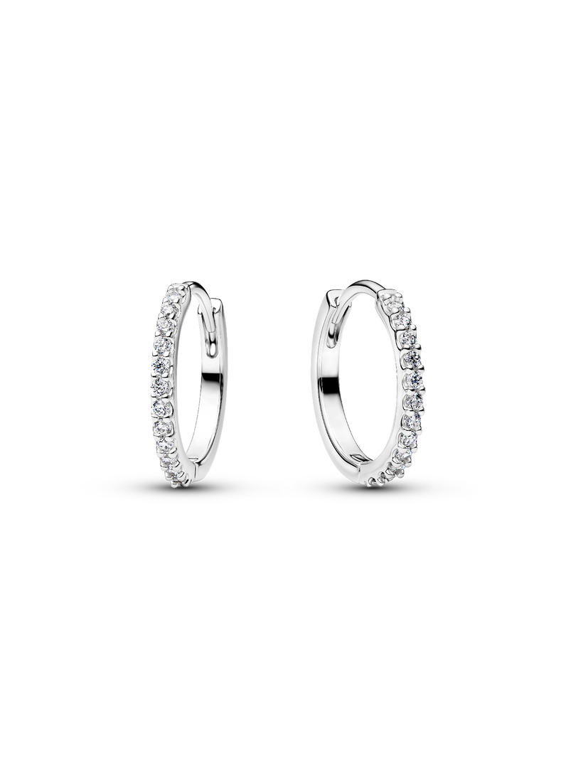 Sparkling Mini Hoop Earrings