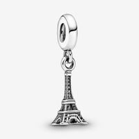 Paris Eiffel Tower Dangle Charm | Sterling silver | Pandora US