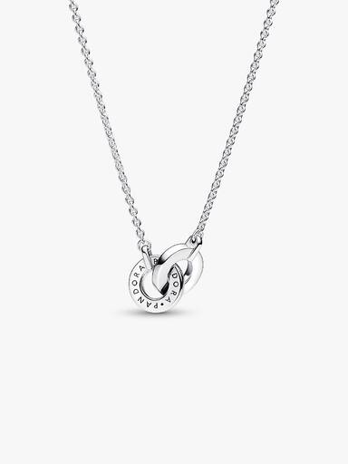 Pandora Signature Intertwined Pavé Pendant Necklace