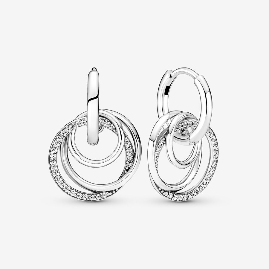 Always Encircled Hoop Earrings | silver |