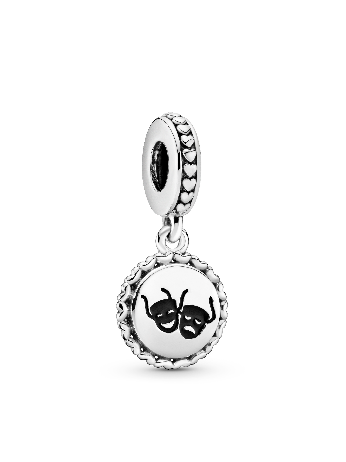 Женский шарм Pandora Theatre Masks Dangle Charm, цвет: Серебро — фото 1