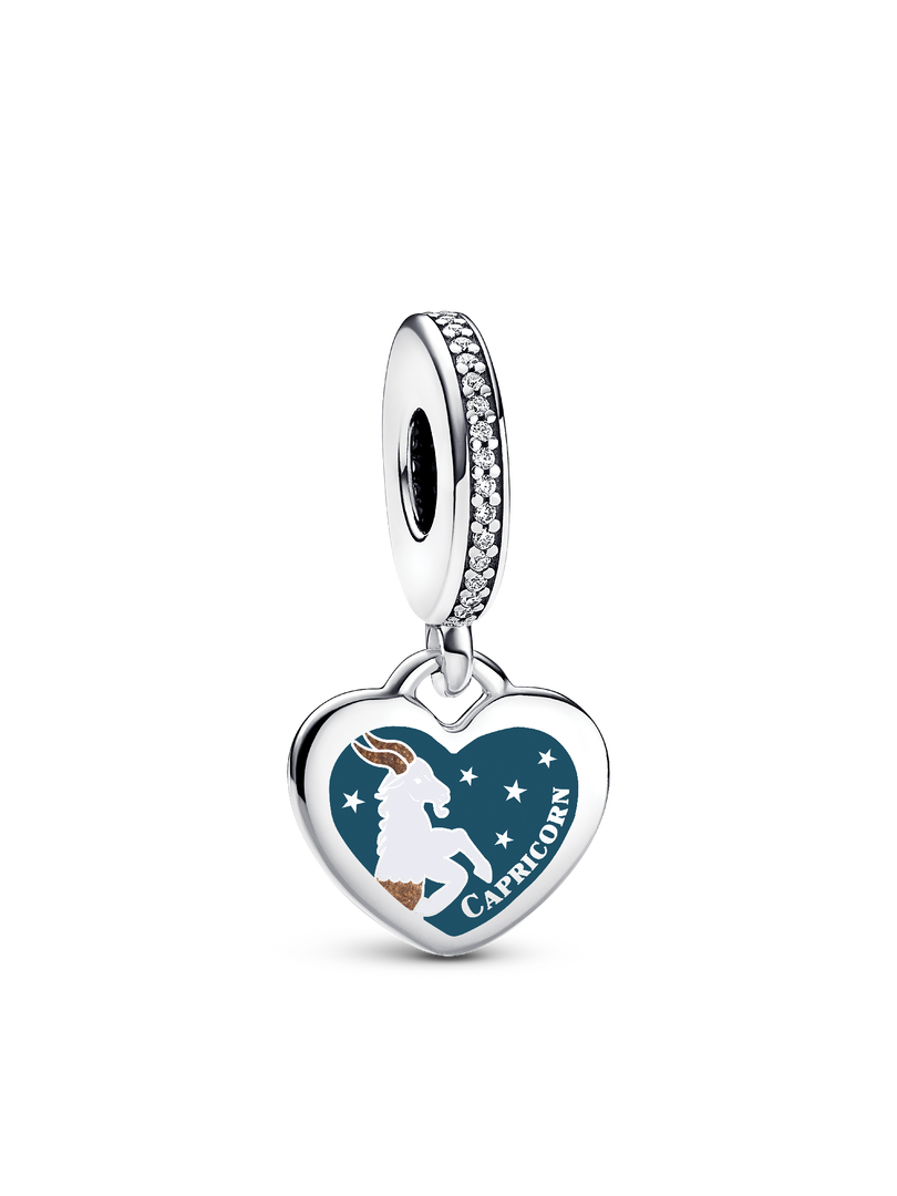 Capricorn Dangle Charm Bracelet Set