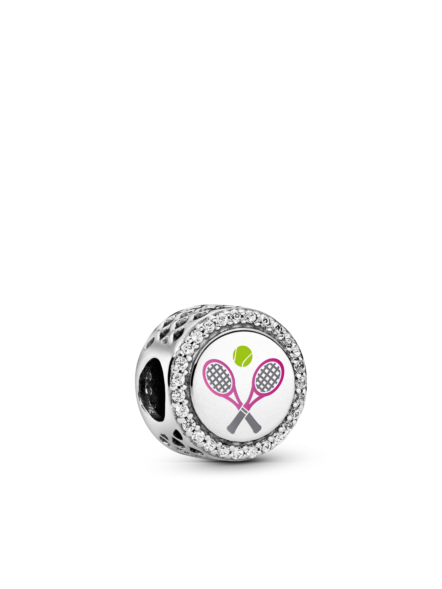 Женский шарм Pandora Tennis Charm, цвет: Серебро — фото 1