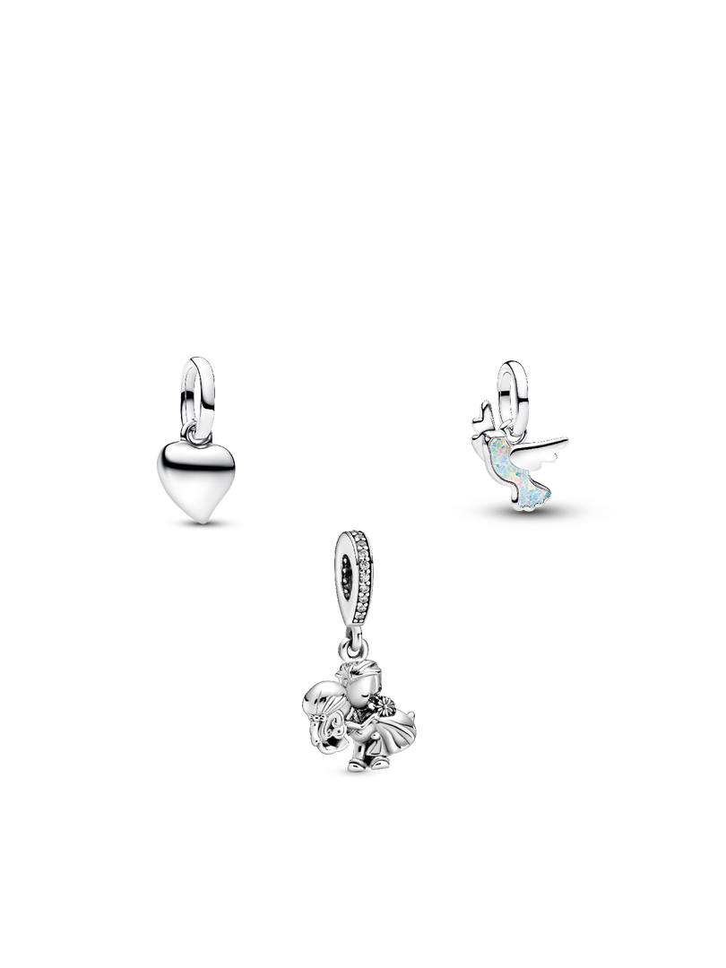 Journey to "I Do" Charm Trio