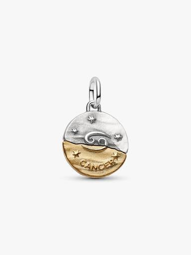 Cancer Zodiac Medallion Charm