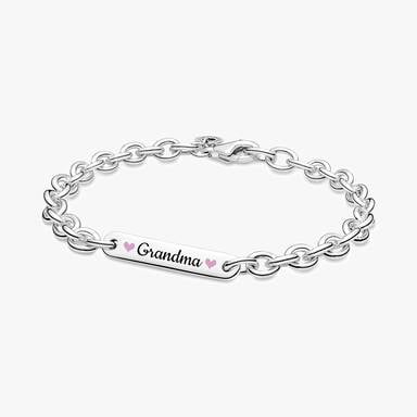 Grandma Bar Link Bracelet