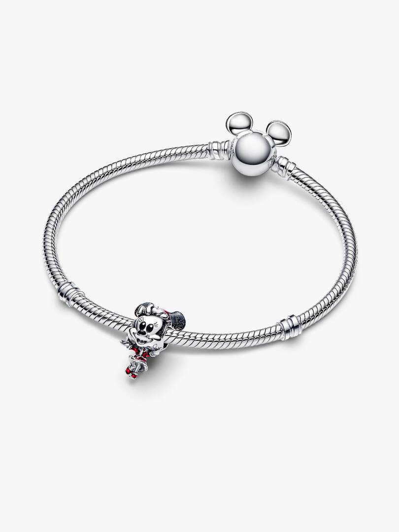 Disney Minnie Mouse Holiday Charm | Pendant | Sterling silver | Pandora US