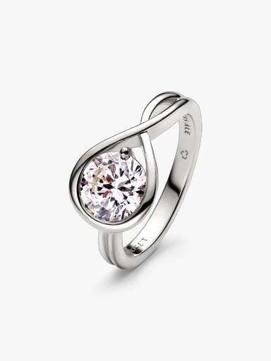 FINAL SALE - Pandora Infinite 14k White Gold Lab-grown Diamond Ring
