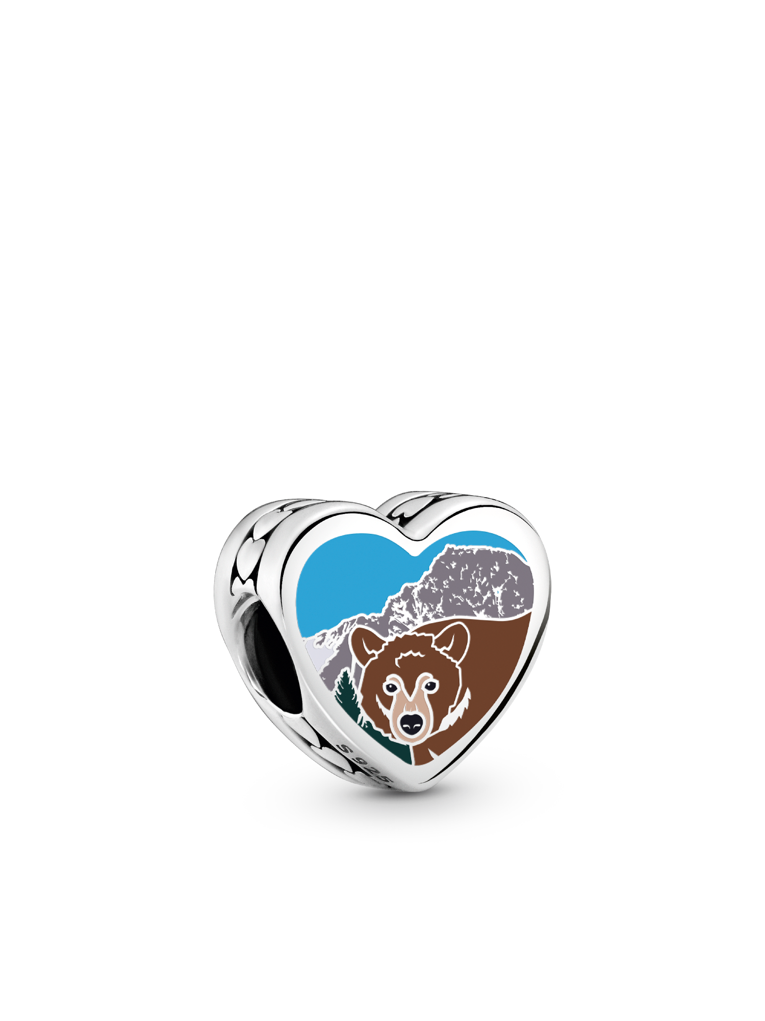 Be Love Engravable Large Heart Charm | Pendant | Sterling silver