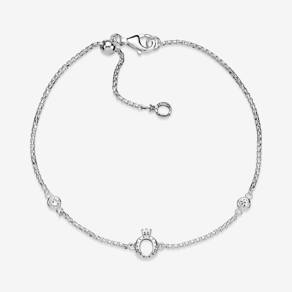 Sparkling Crown O Chain Bracelet | Sterling silver | Pandora US