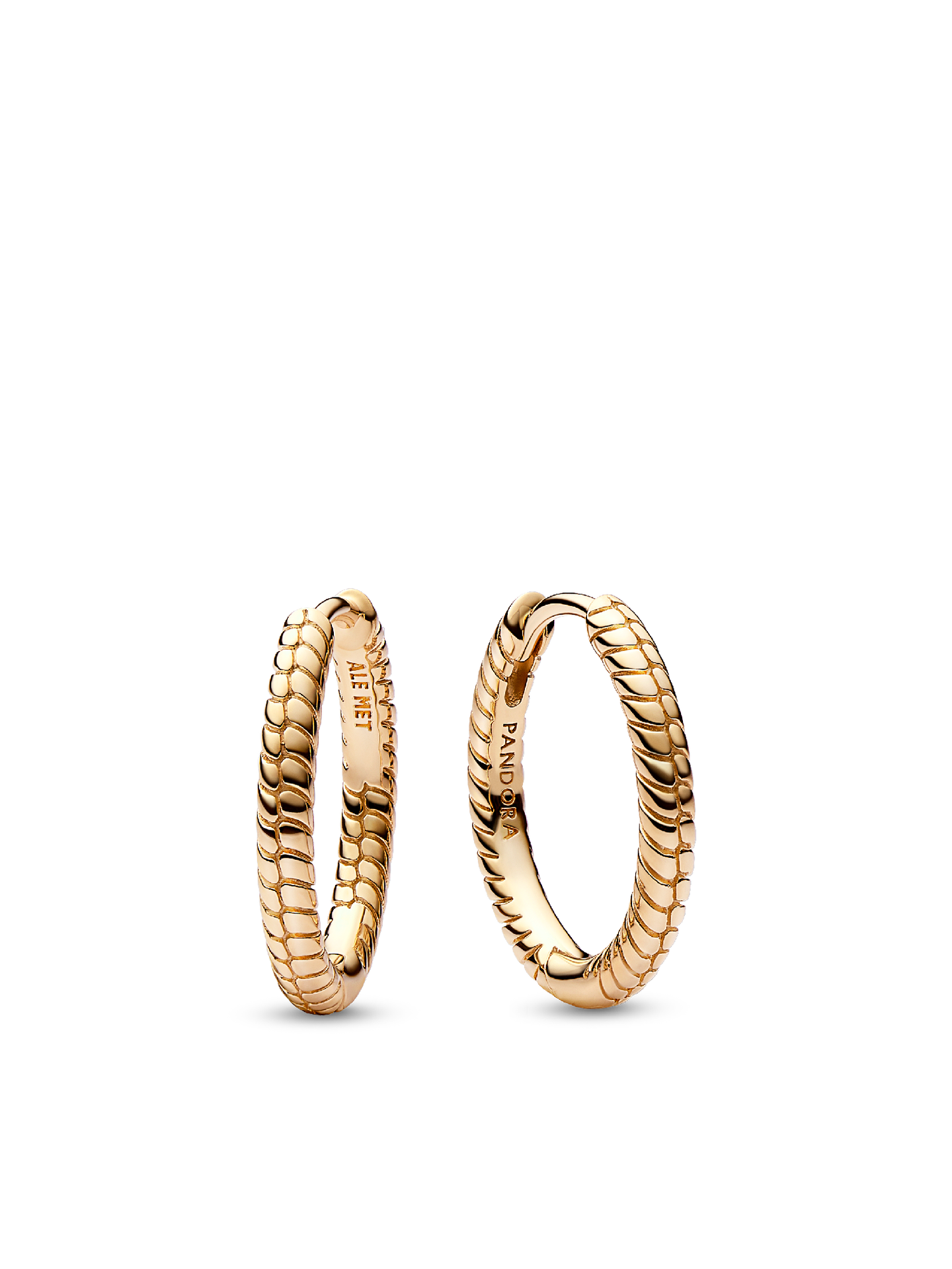 Женские серьги Pandora Moments Small Charm, Gold plated, цвет: Позолоченный — фото 1