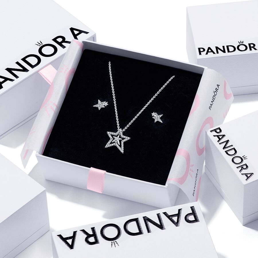 Very angry Sophie puzzle Sparkling Asymetric Star Jewelry Gift Set | | Pandora US