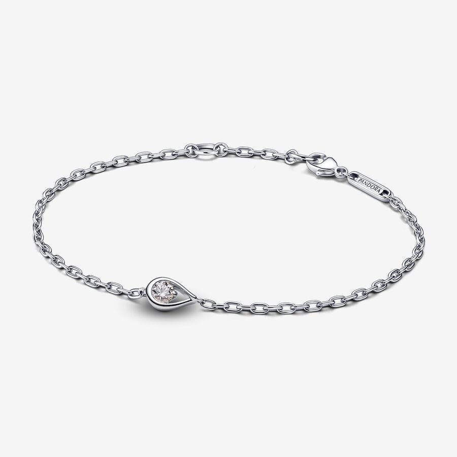 Pandora Infinite Lab-grown Diamond Chain Bracelet 0.15 ct tw Sterling Silver image number 0