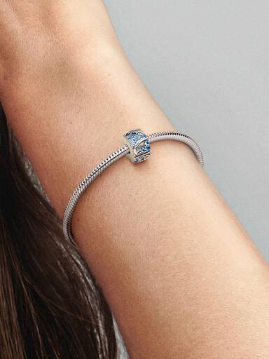 FINAL SALE - Curved Feather & Pavé Clip Charm