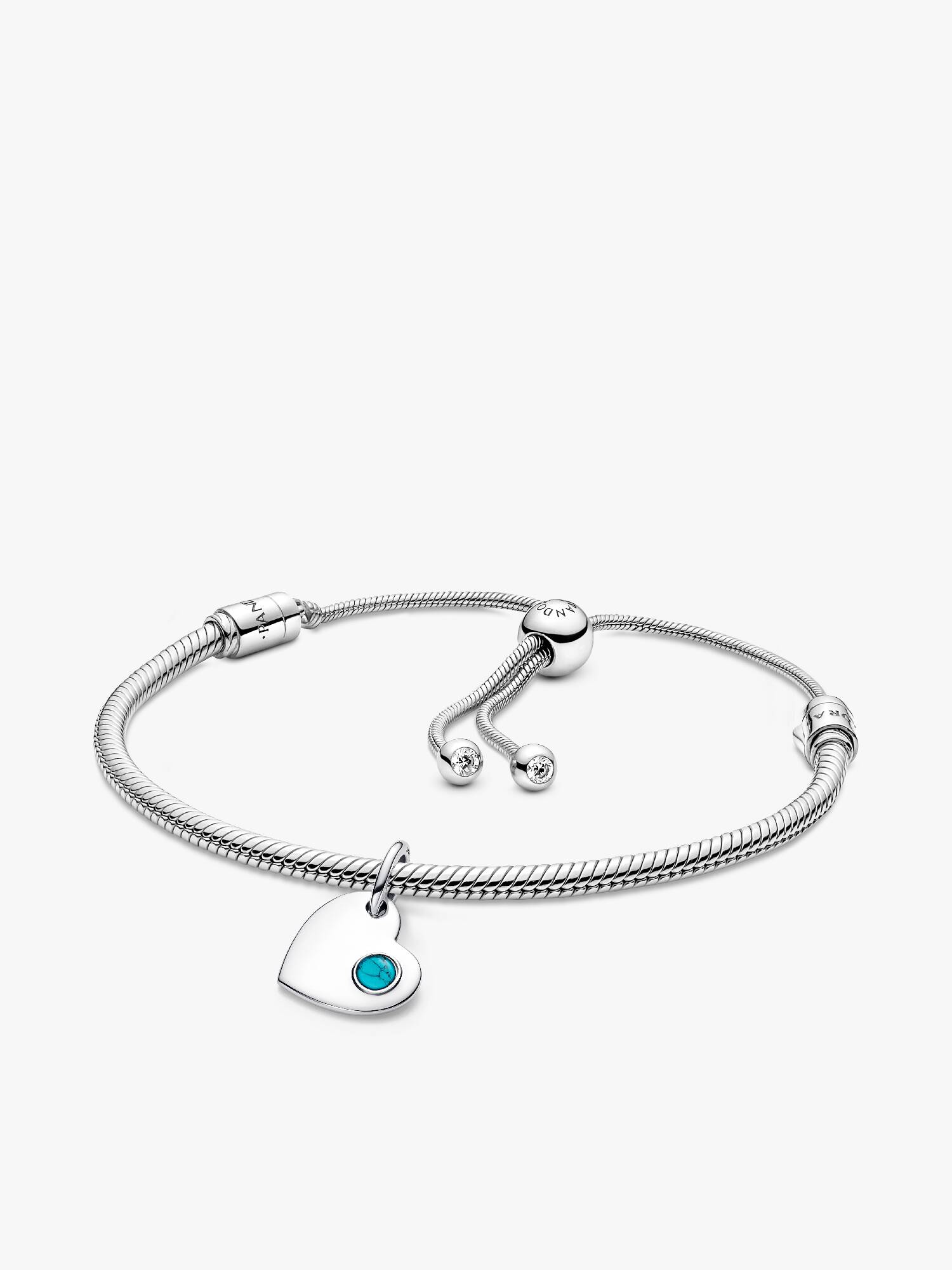 December  Engravable Dangle Charm Bracelet Set