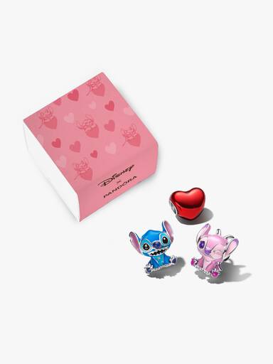 Stitch Valentines Charm Gift Set