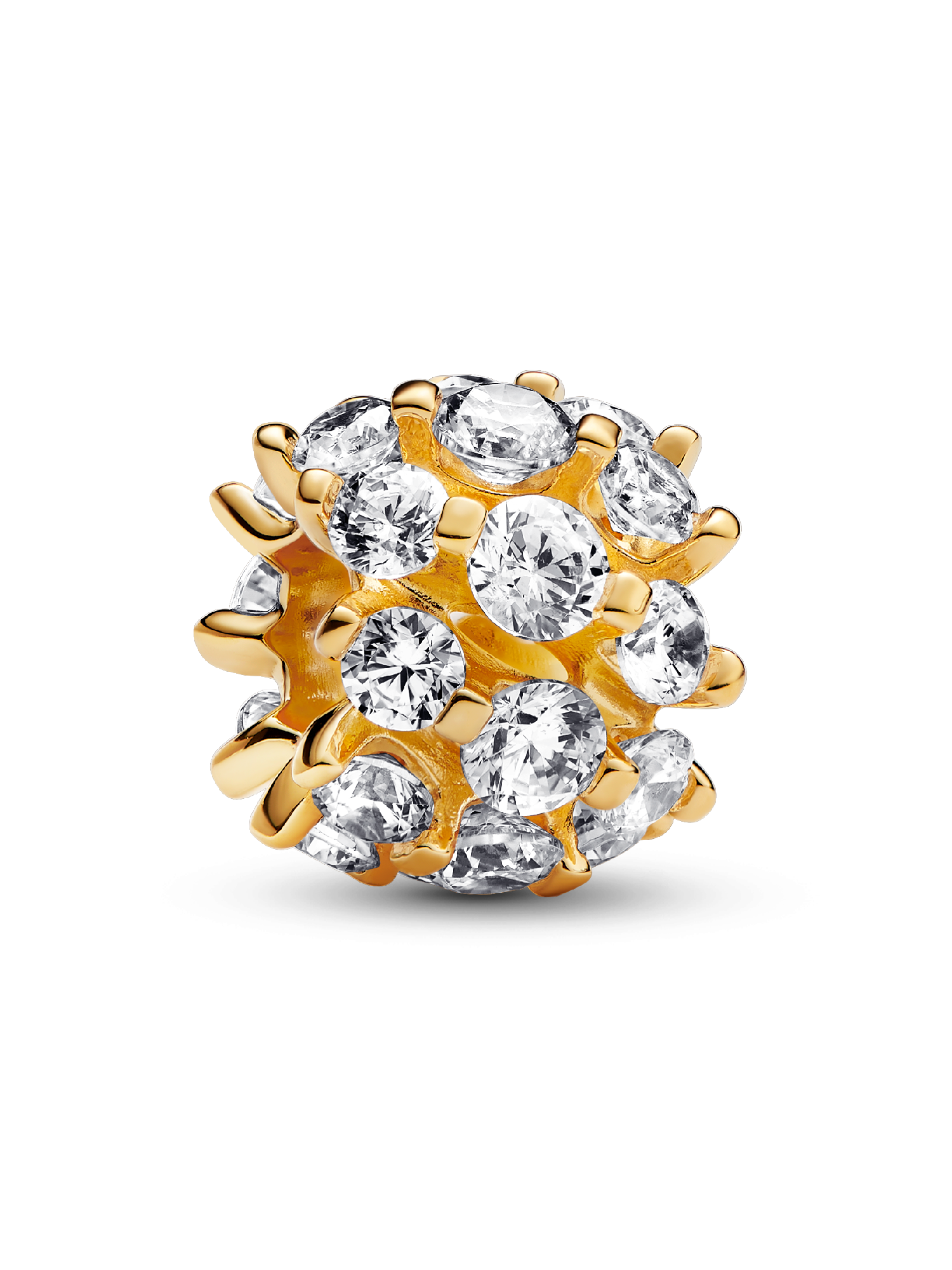 Sparkling Round Charm