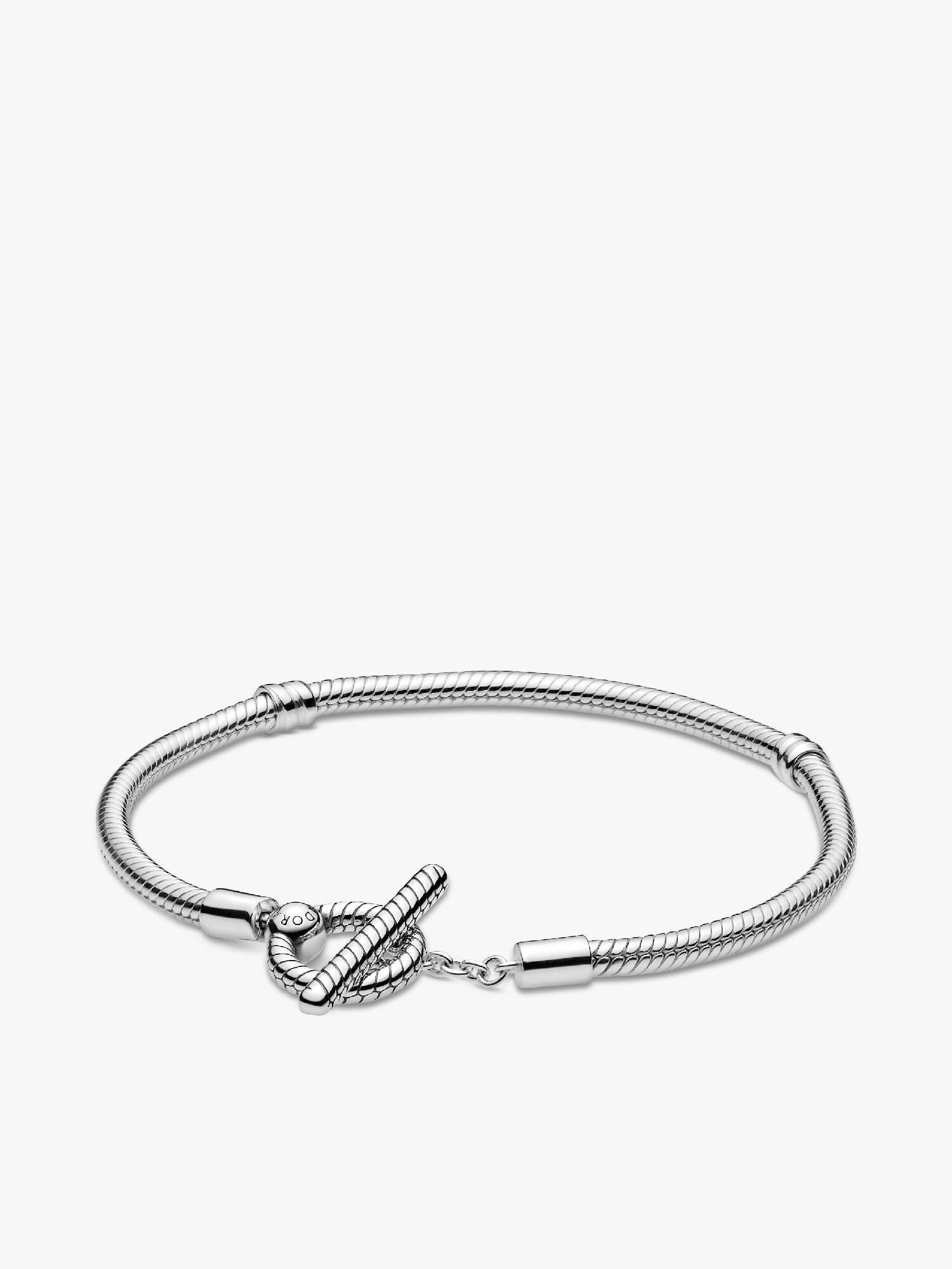 Pandora Moments T-Bar Snake Chain Bracelet