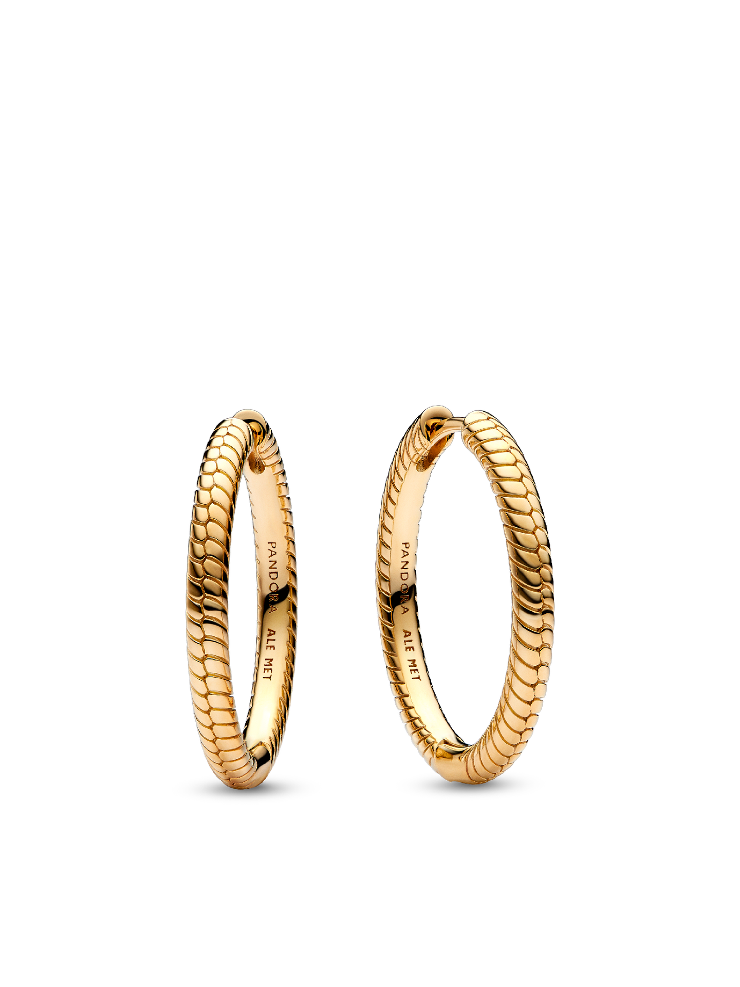 Женские серьги Pandora Moments Charm, Gold plated, цвет: Позолоченный — фото 1