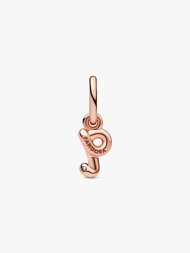 FINAL SALE - Letter Q Script Alphabet Dangle Charm