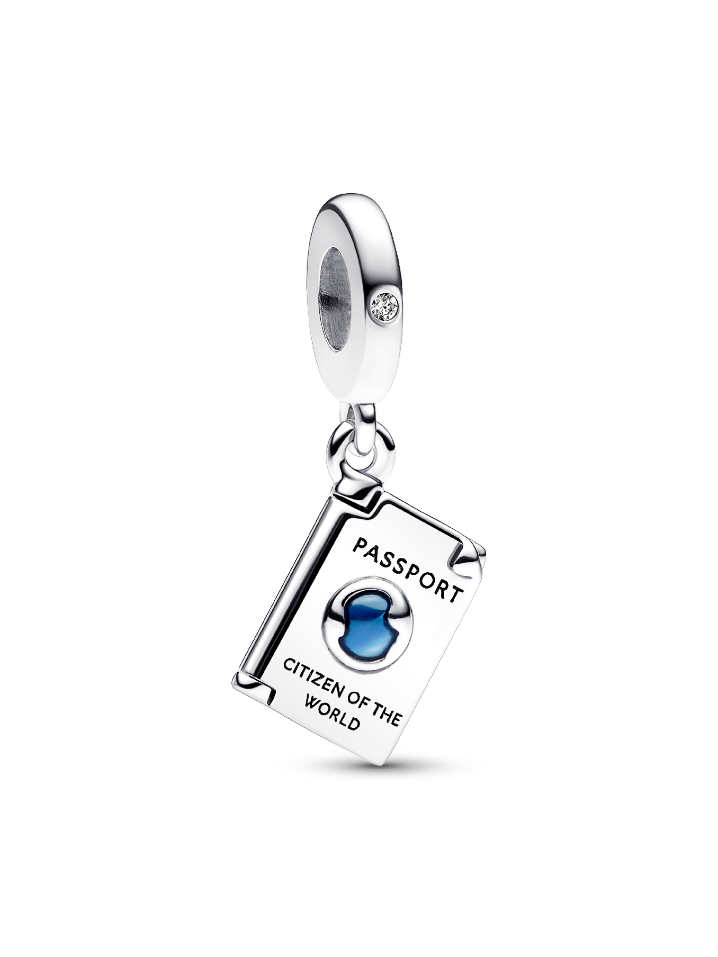Женский шарм Pandora Openable Passport Dangle Charm, цвет: Серебро — фото 1
