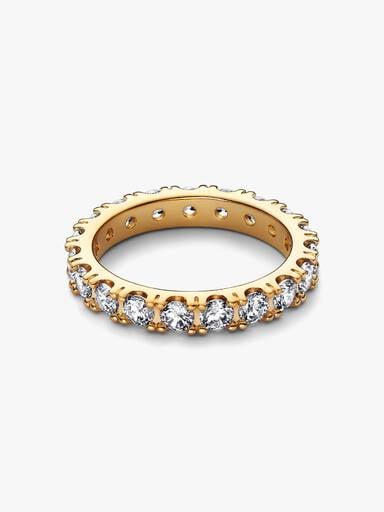 Sparkling Row Eternity Ring