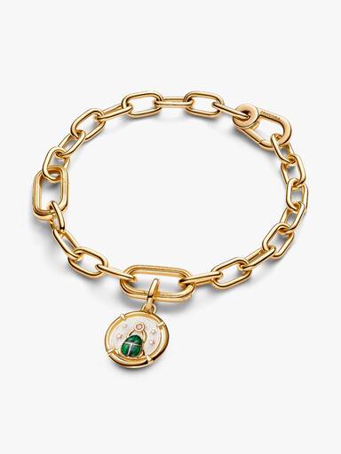 Scarab Beetle Medallion Charm
