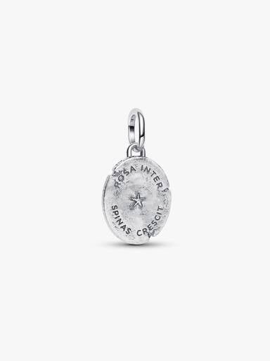 Rose Medallion Charm