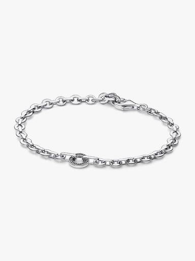 Pandora Signature Pavé Bold Chain Bracelet