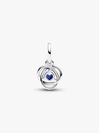 FINAL SALE - Blue Eternity Circle Dangle Charm