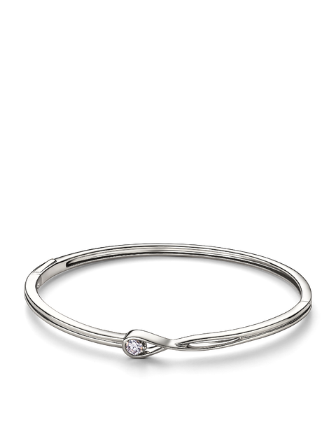 Женские браслеты Pandora Infinite 14k White Gold Lab-grown Diamond #552184C01, цвет: Белый золотой