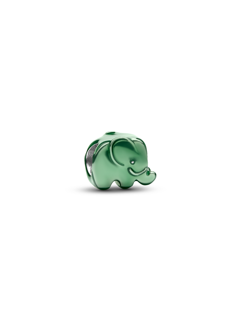 Green Elephant Mini Charm