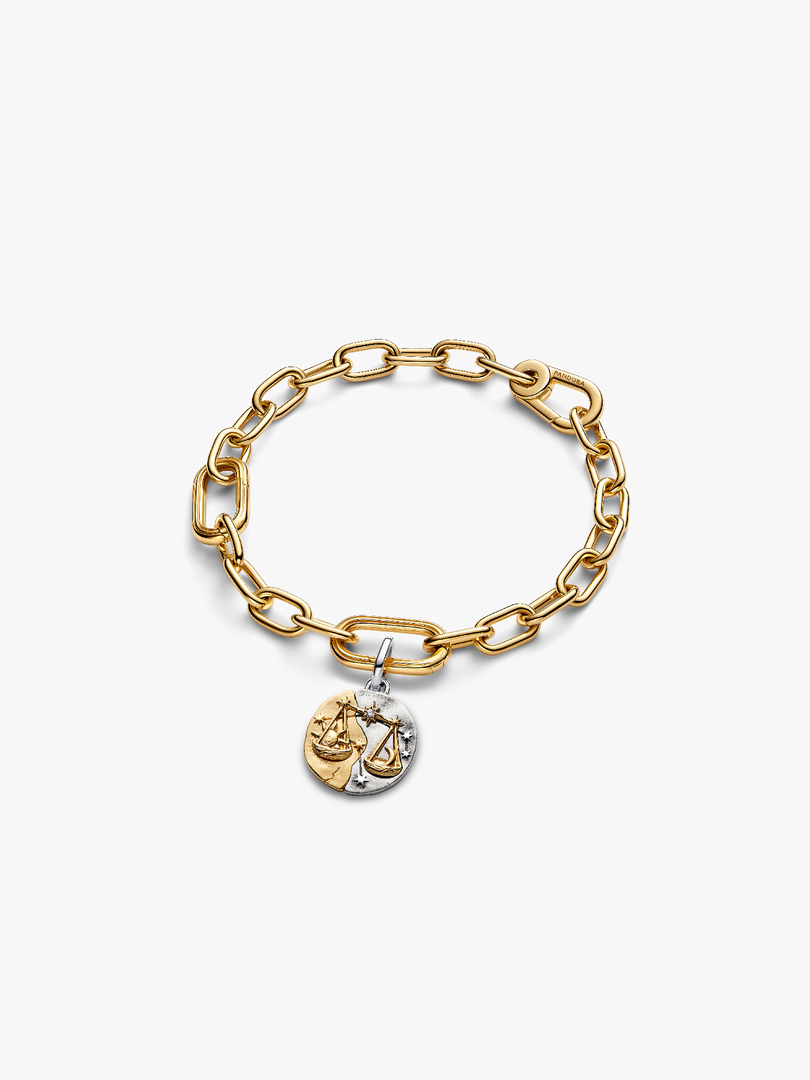Libra Medallion Charm Bracelet Set