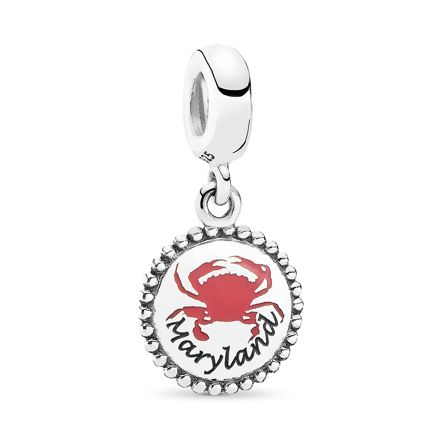 Женский шарм Pandora Maryland Crab Dangle Charm, цвет: Серебро — фото 1