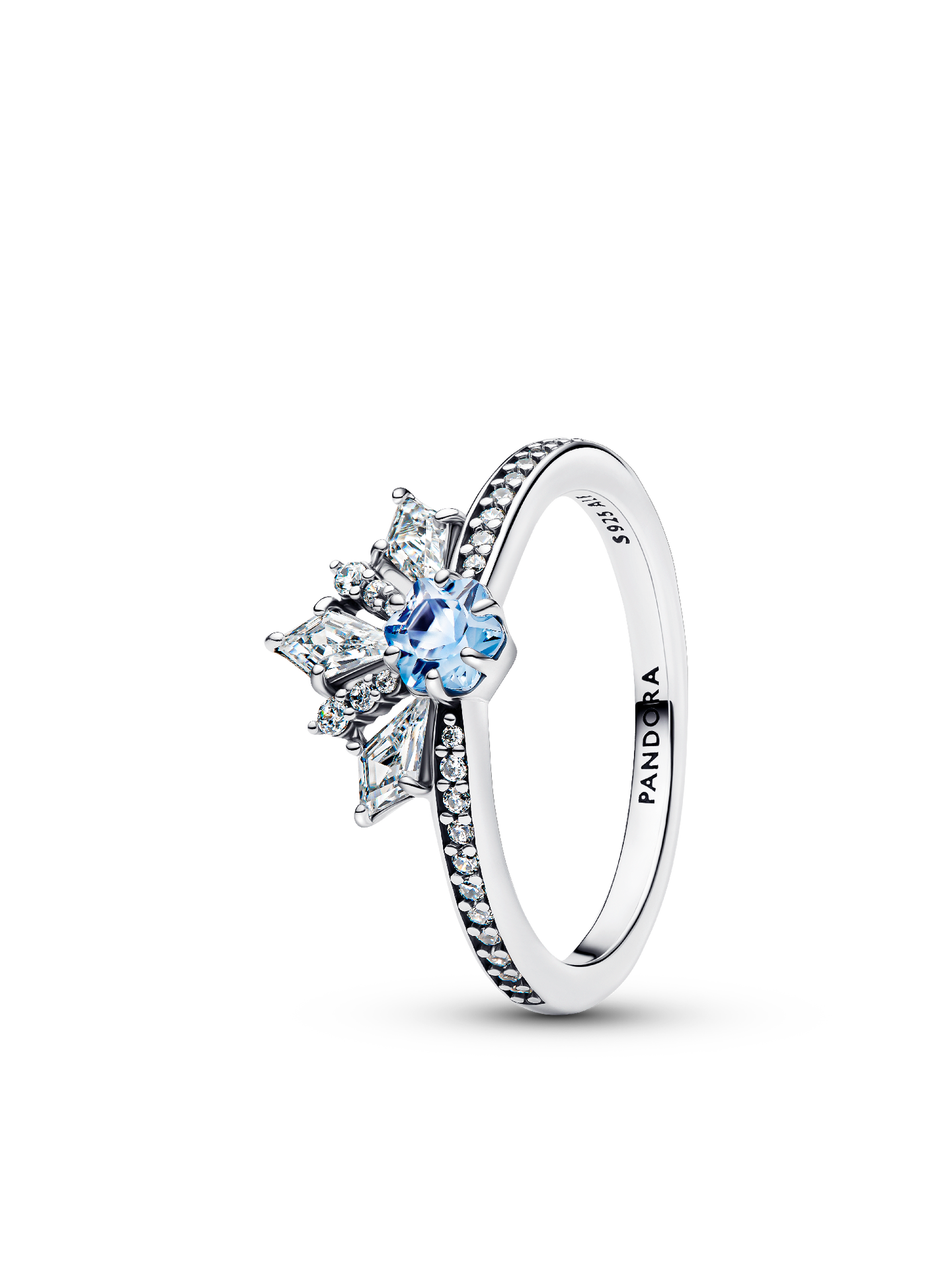 Женское кольцо Pandora Disney Frozen Queen Elsa Tiara, цвет: Серебро — фото 1