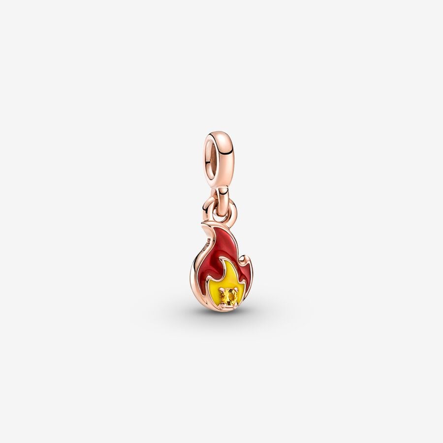 FINAL SALE - Pandora ME Burning Flame Mini Dangle Charm image number 0